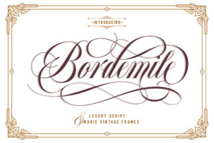 Bordemile: A Luxurious Script Font for Creative and Professional Projects