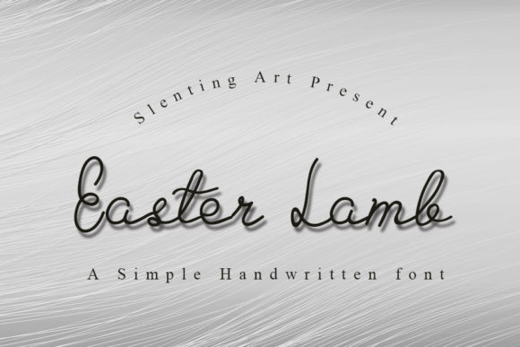 Easter Lamb Font: A Whimsical Addition to Your Design Toolkit