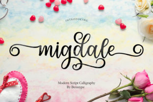 Exploring Migdale: A Playful Script Font for Creative Expression