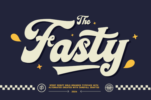 Fasty: A Script Font That Captures the Spirit of Baseball
