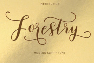 Forestry: The Green Backbone of Our World and the Beauty of the Forestry Script Font