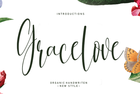 Gracelove: A Stylish Script Font for Fashion and Editorial Design