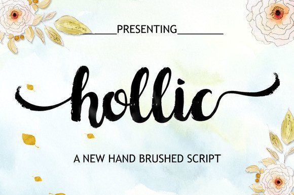 Introducing Hollic Brush: A Font That Elevates Design and Creativity