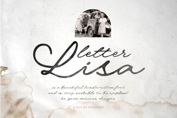 Letter Lisa: Elevating Design with Sophisticated Elegance