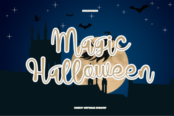 Magic Halloween: The Art of Delicate Elegance in Typography