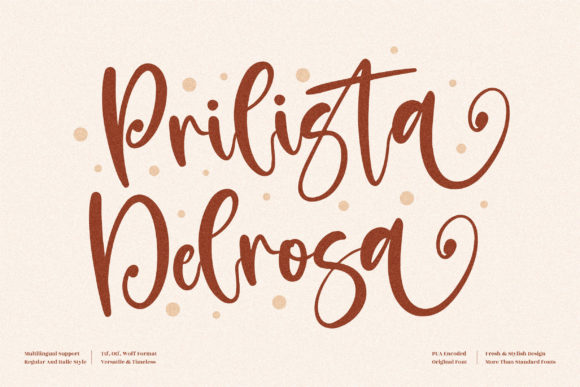 Prilista Delrosa: A Playful Script for Creative Minds