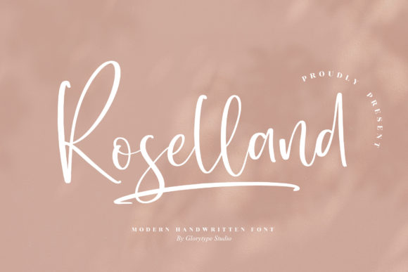 Roselland Script Font for Creative Projects