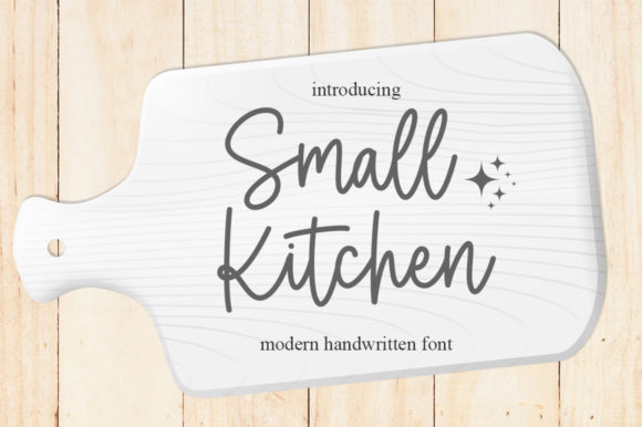 Small Kitchen: A Graceful Script Font for Creative Projects