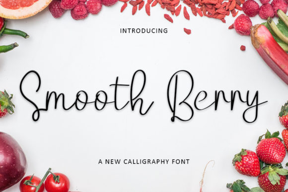 Smooth Berry: A Playful Script Font for Creative Expression