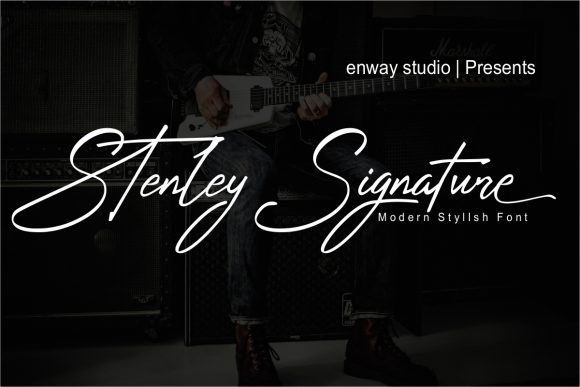 Stenley Signature: A Timeless Script Font for Modern Design