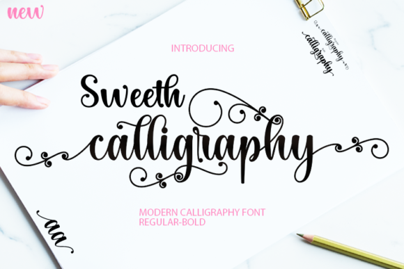 Sweeth Calligraphy Font Overview