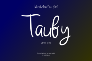 Taufy: A Versatile Script Font for Modern Design and Communication