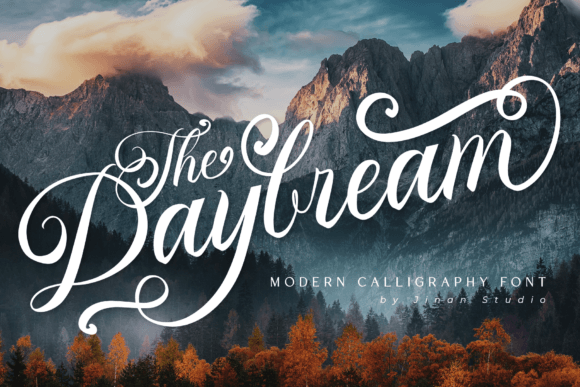 The Artistry of Daybream: A Modern Calligraphy Font for Designers